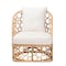 Bali & Pari Prisca Bohemian Light Honey Rattan Accent Chair 244-13641-ZORO - alternate 3